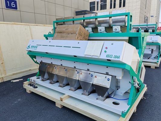 6 парашютов 384 направляют точность 220V/50Hz машины 4-8T/H ≥99.99% сортировщицы зерна